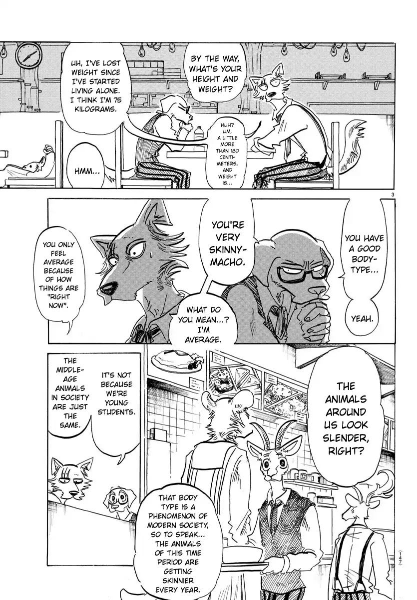 Beastars Chapter 154 page 3 - Chapter 154: Jack-sensei's History Classroom