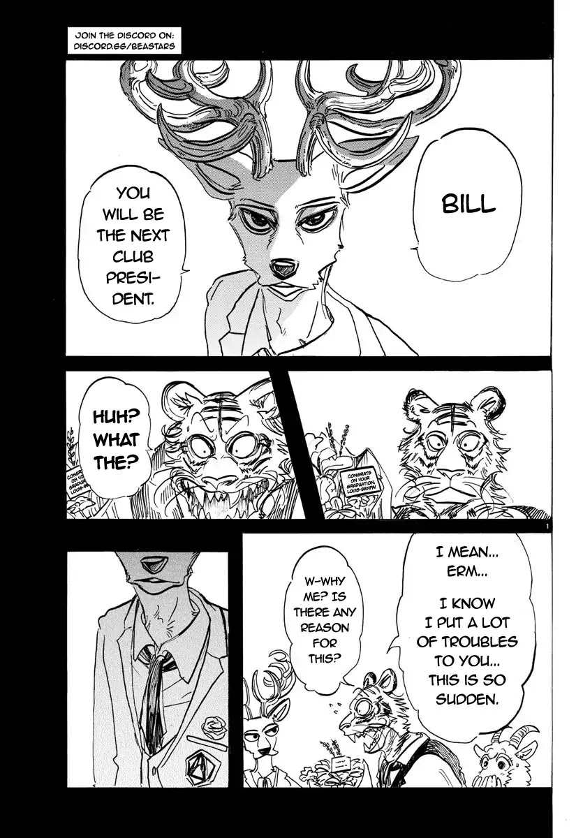 Beastars Chapter 155 page 1 - Chapter 155: The Yolk Forever In Our Heart