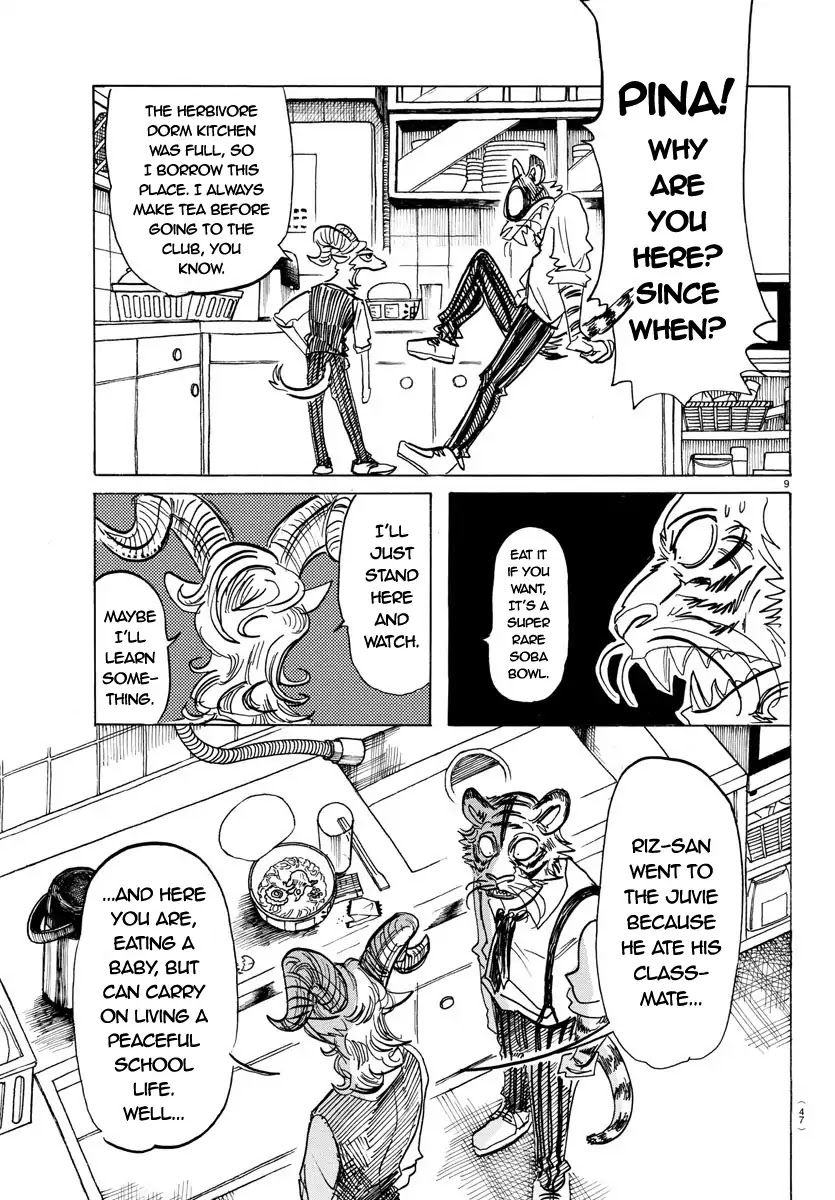 Beastars Chapter 155 page 9 - Chapter 155: The Yolk Forever In Our Heart