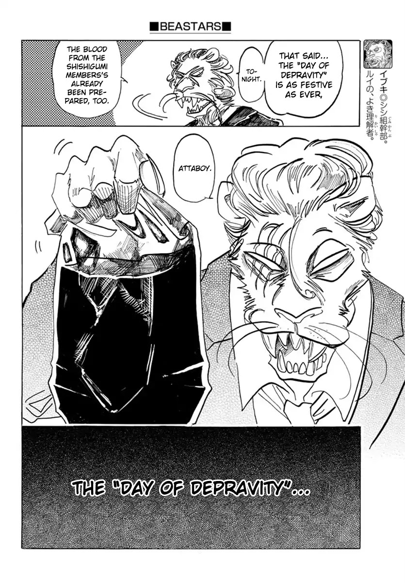 Beastars Chapter 156 page 5 - Chapter 156: Though the Time Bomb Was Quietly Ticking Away