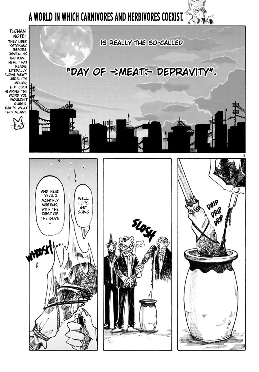 Beastars Chapter 156 page 6 - Chapter 156: Though the Time Bomb Was Quietly Ticking Away