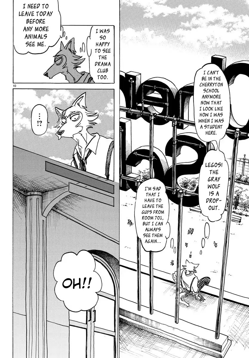 Beastars Chapter 157 page 10 - Chapter 157: Adler Appears Without a Scene Change