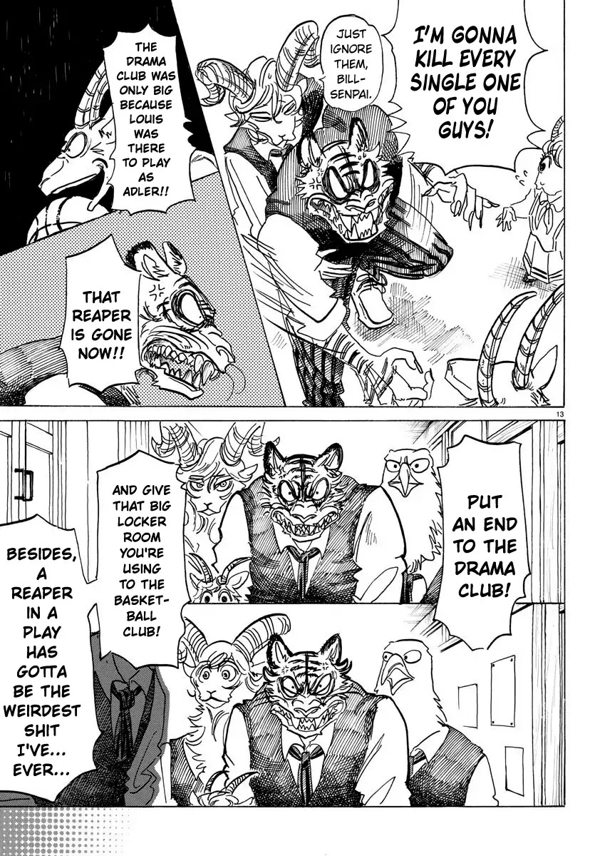 Beastars Chapter 157 page 13 - Chapter 157: Adler Appears Without a Scene Change