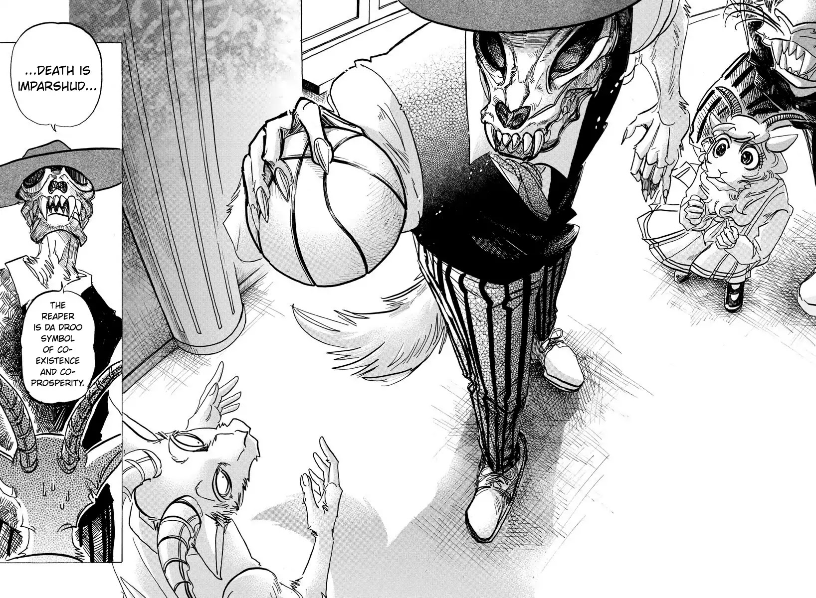 Beastars Chapter 157 page 14 - Chapter 157: Adler Appears Without a Scene Change