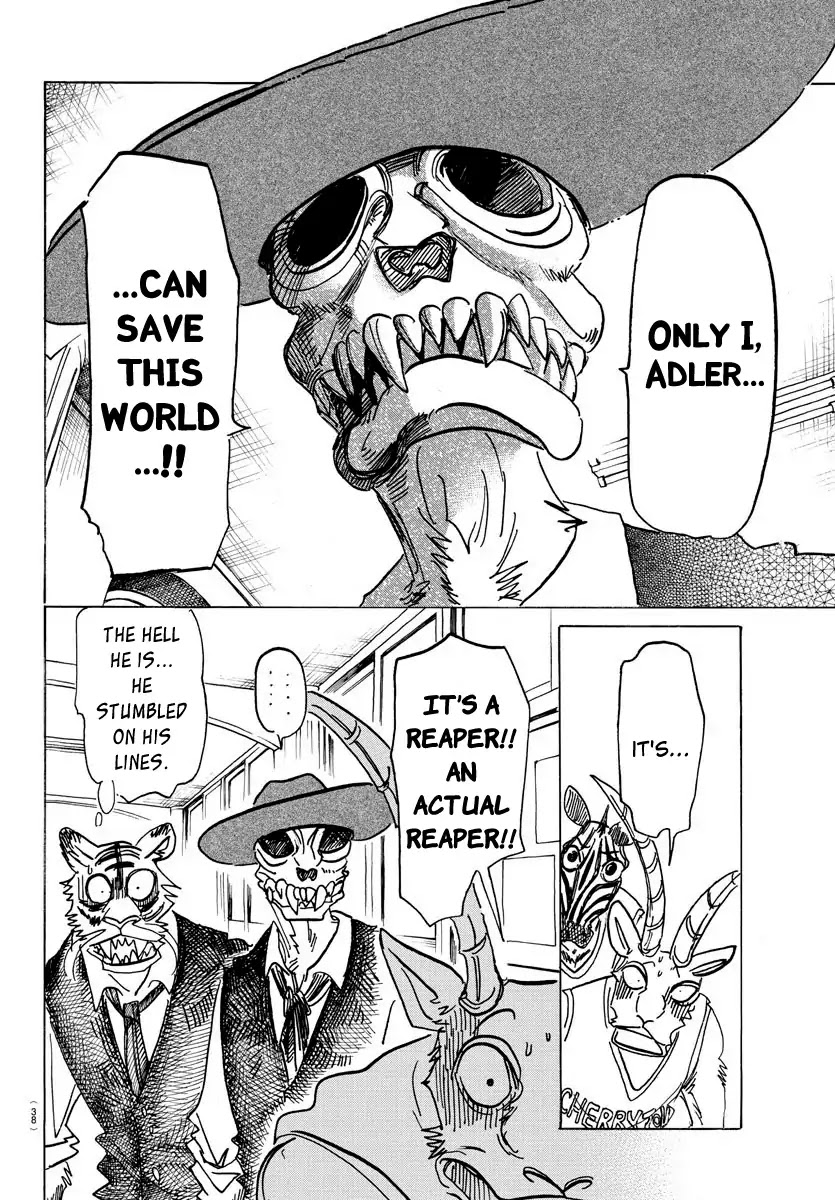 Beastars Chapter 157 page 15 - Chapter 157: Adler Appears Without a Scene Change
