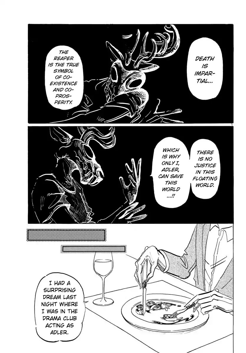 Beastars Chapter 157 page 2 - Chapter 157: Adler Appears Without a Scene Change