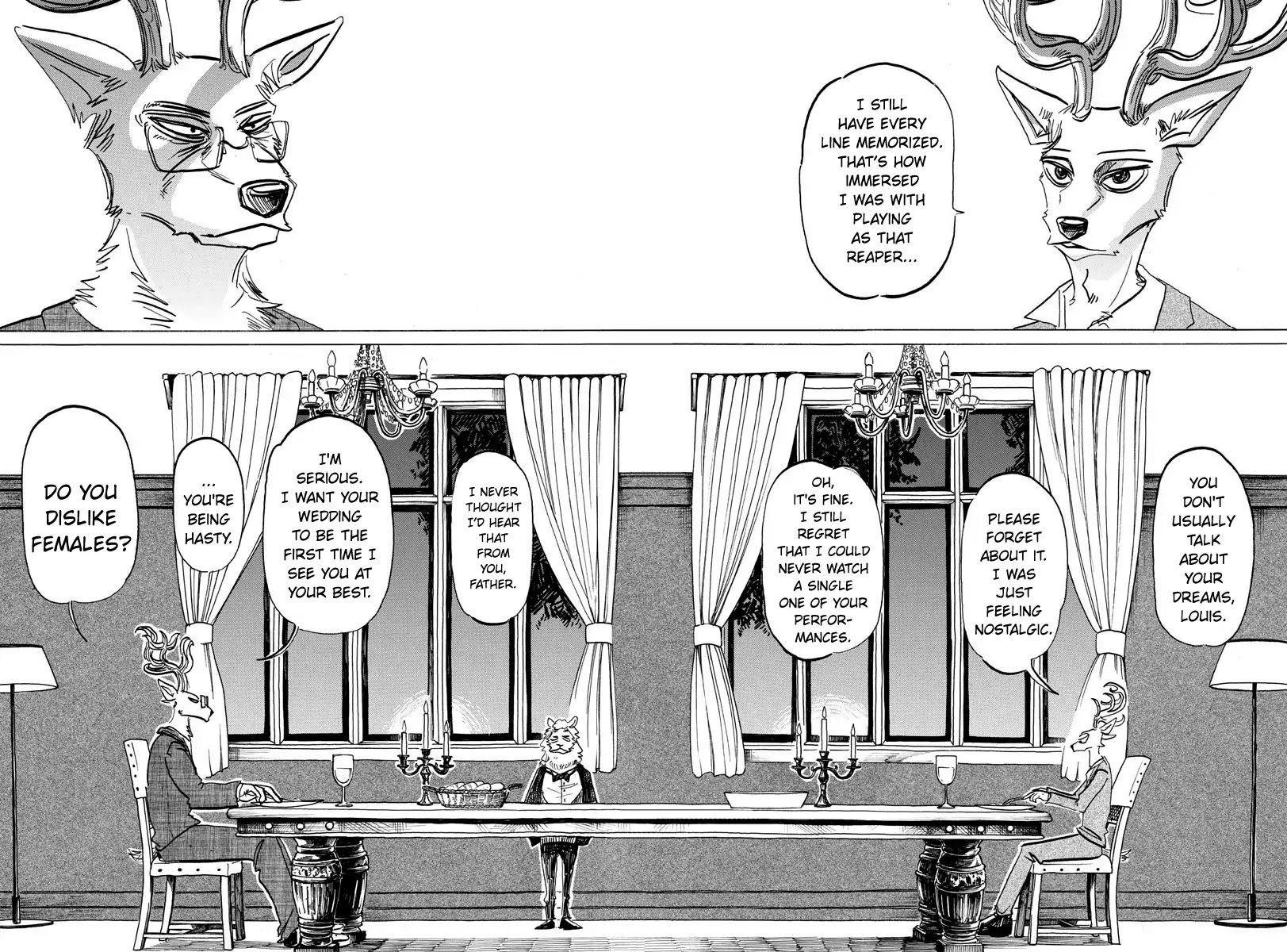 Beastars Chapter 157 page 3 - Chapter 157: Adler Appears Without a Scene Change