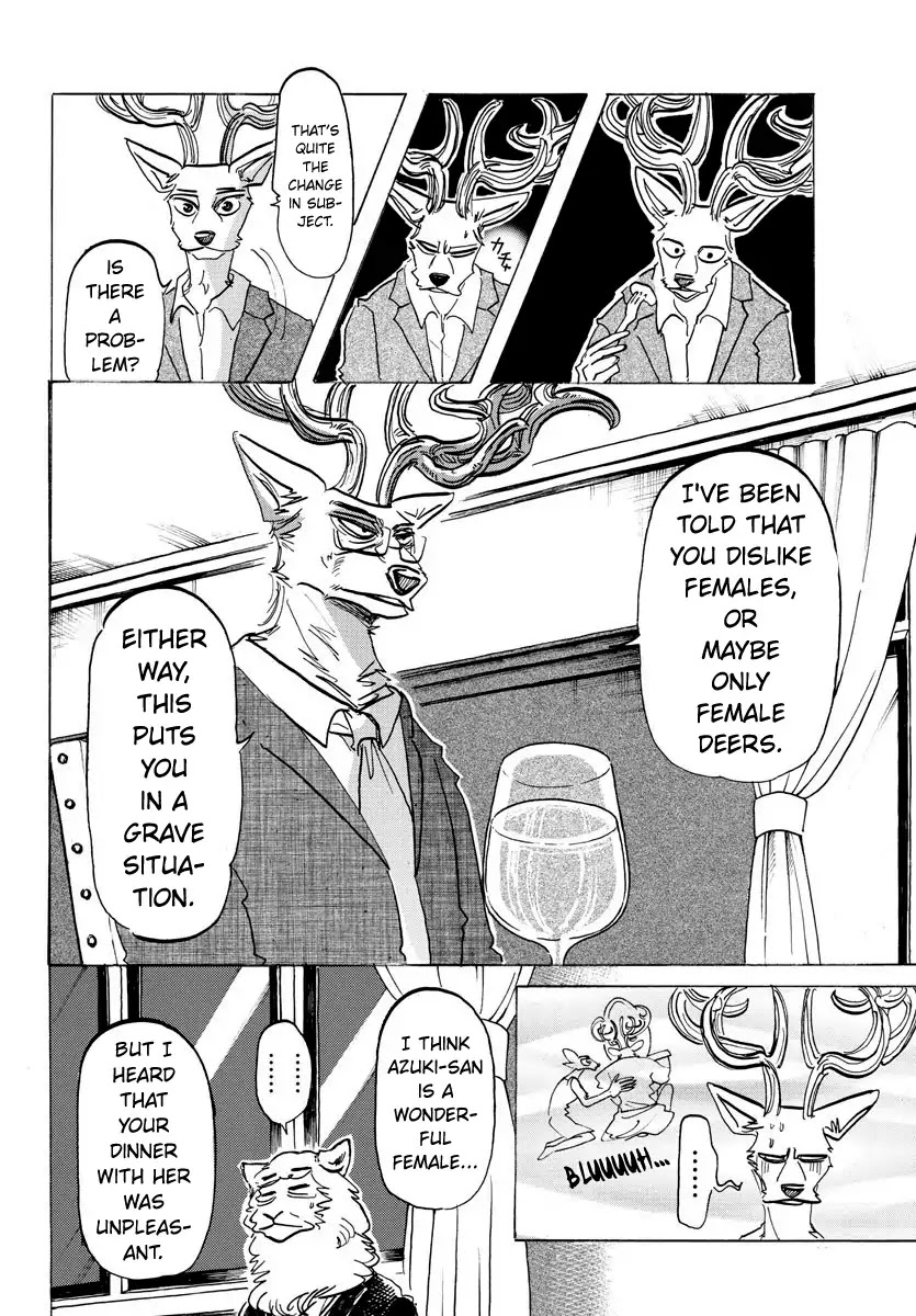 Beastars Chapter 157 page 4 - Chapter 157: Adler Appears Without a Scene Change