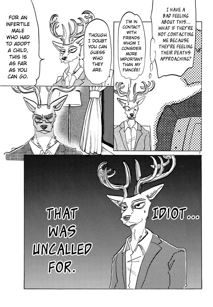 Beastars Chapter 157 page 7 - Chapter 157: Adler Appears Without a Scene Change