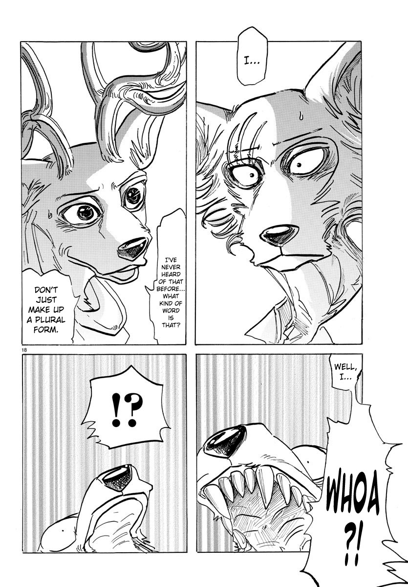 Beastars Chapter 158 page 18 - Chapter 158: An Unheard-of Word