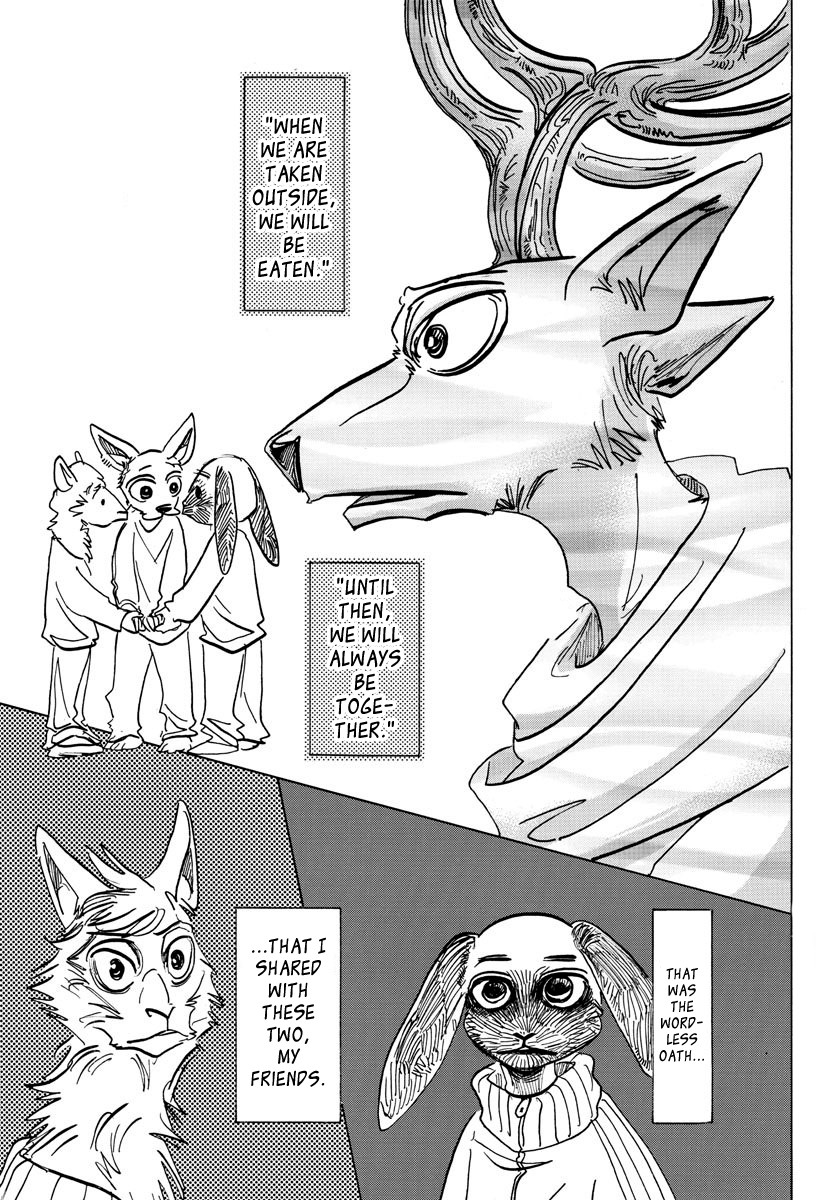 Beastars Chapter 159 page 1 - Chapter 159: Following Tracing Lines for Their Purity