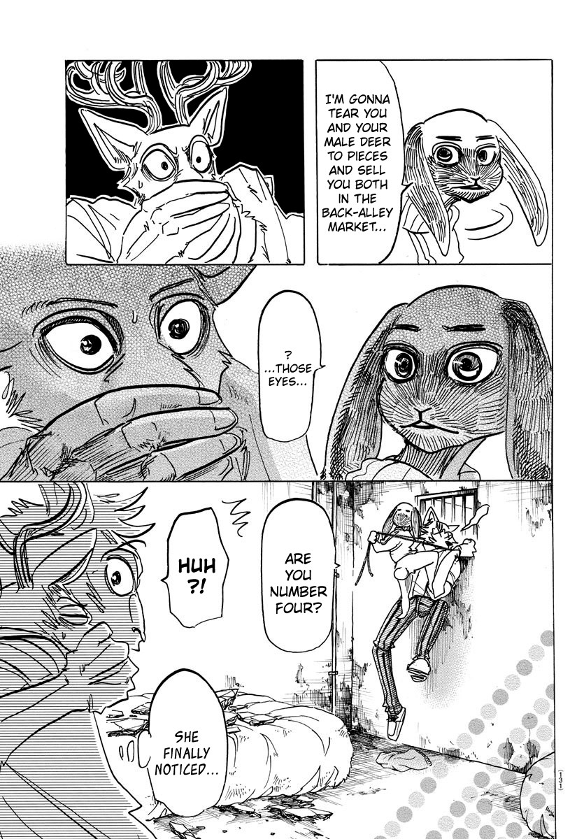 Beastars Chapter 159 page 15 - Chapter 159: Following Tracing Lines for Their Purity