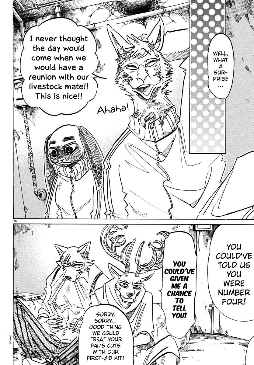 Beastars Chapter 159 page 16 - Chapter 159: Following Tracing Lines for Their Purity
