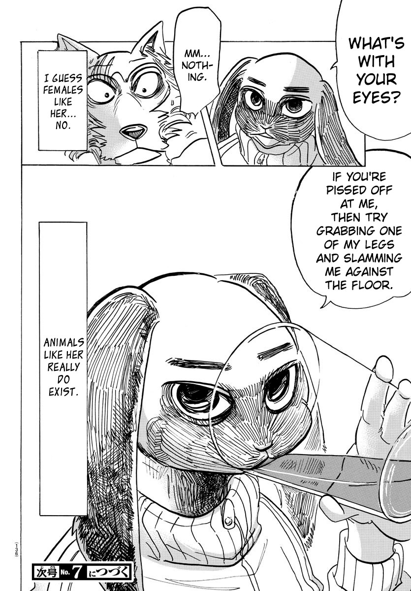 Beastars Chapter 159 page 20 - Chapter 159: Following Tracing Lines for Their Purity