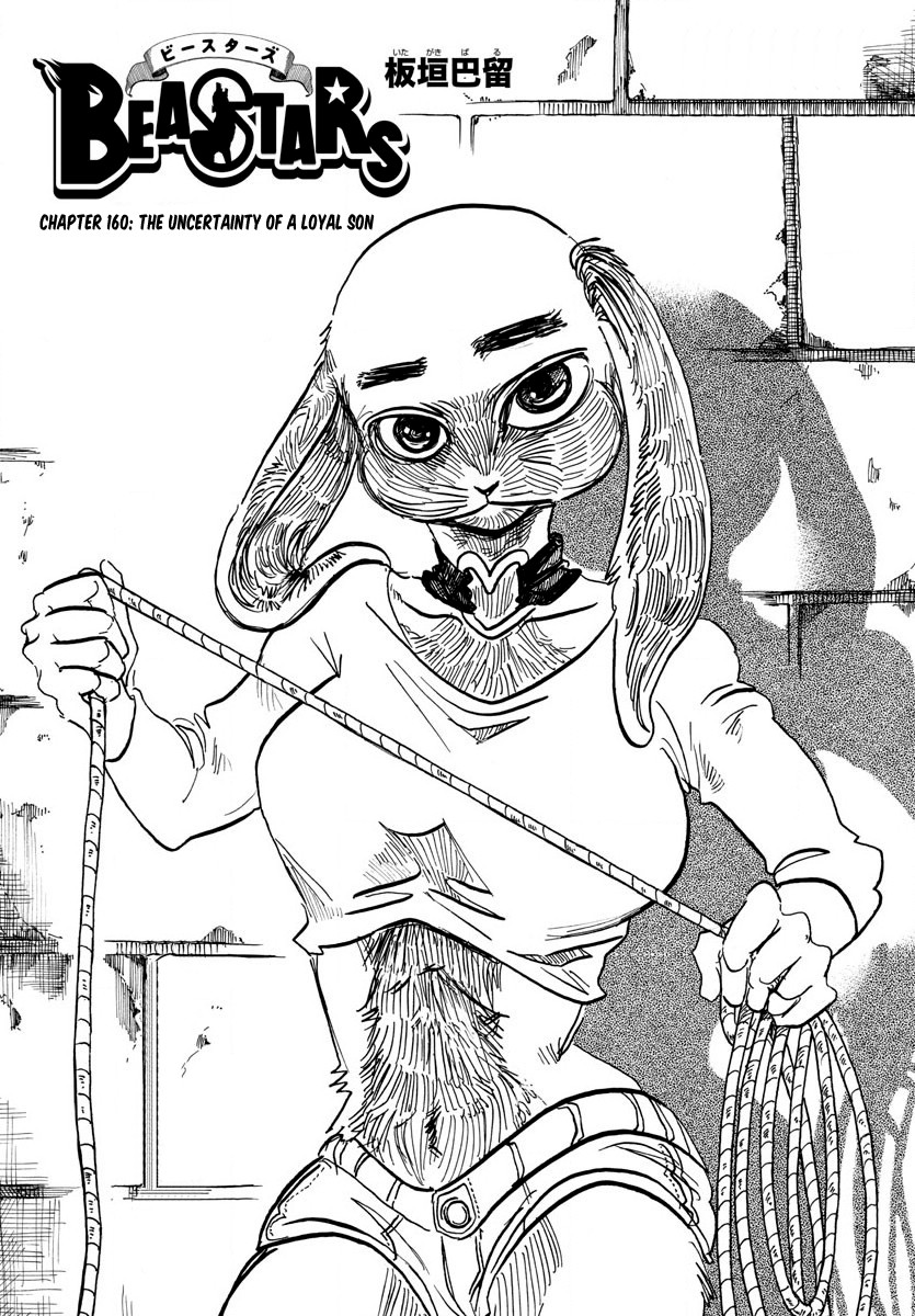 Beastars Chapter 160 page 1 - Chapter 160: The Uncertainty of a Loyal Son