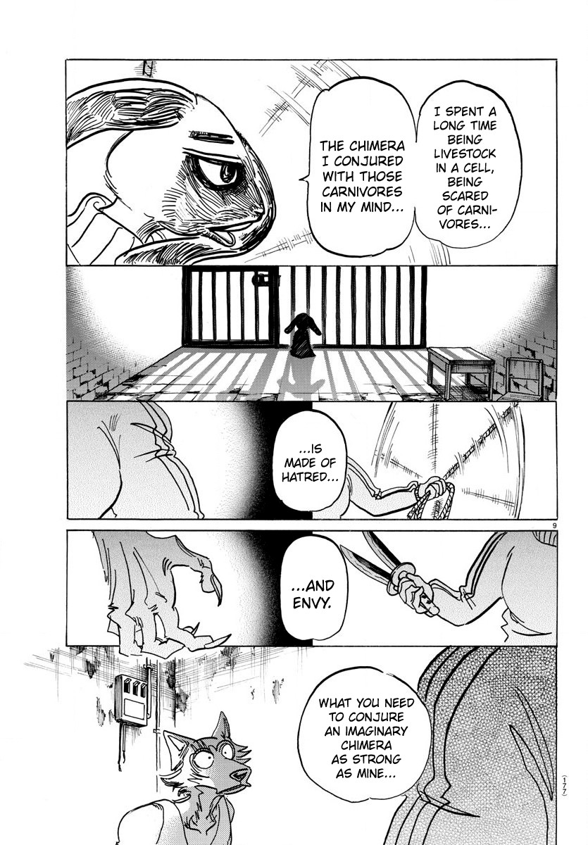 Beastars Chapter 160 page 9 - Chapter 160: The Uncertainty of a Loyal Son