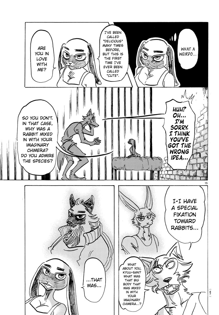 Beastars Chapter 161 page 15 - Chapter 161: In Awe of Ignorance