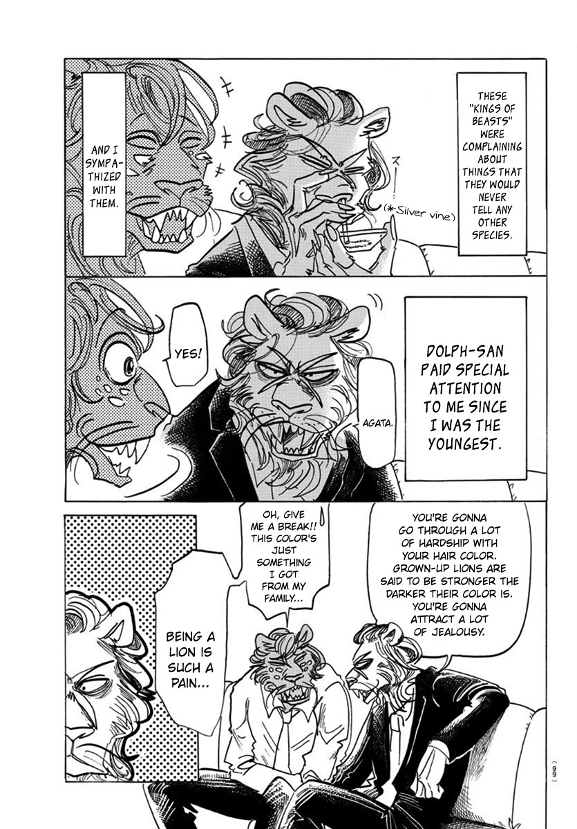 Beastars Chapter 163 page 11 - Chapter 163: Don't Look Down, Your Hair Will Get Into Your Eyes