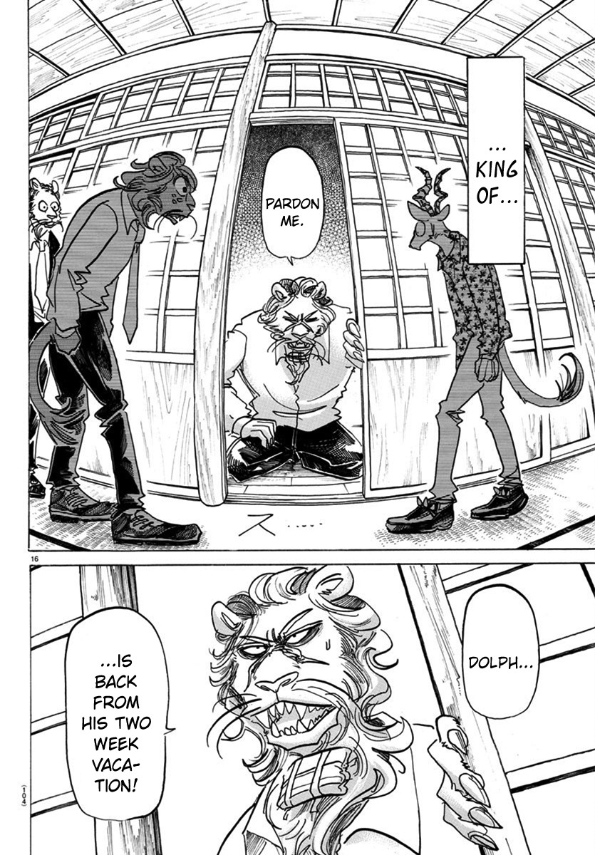 Beastars Chapter 163 page 16 - Chapter 163: Don't Look Down, Your Hair Will Get Into Your Eyes