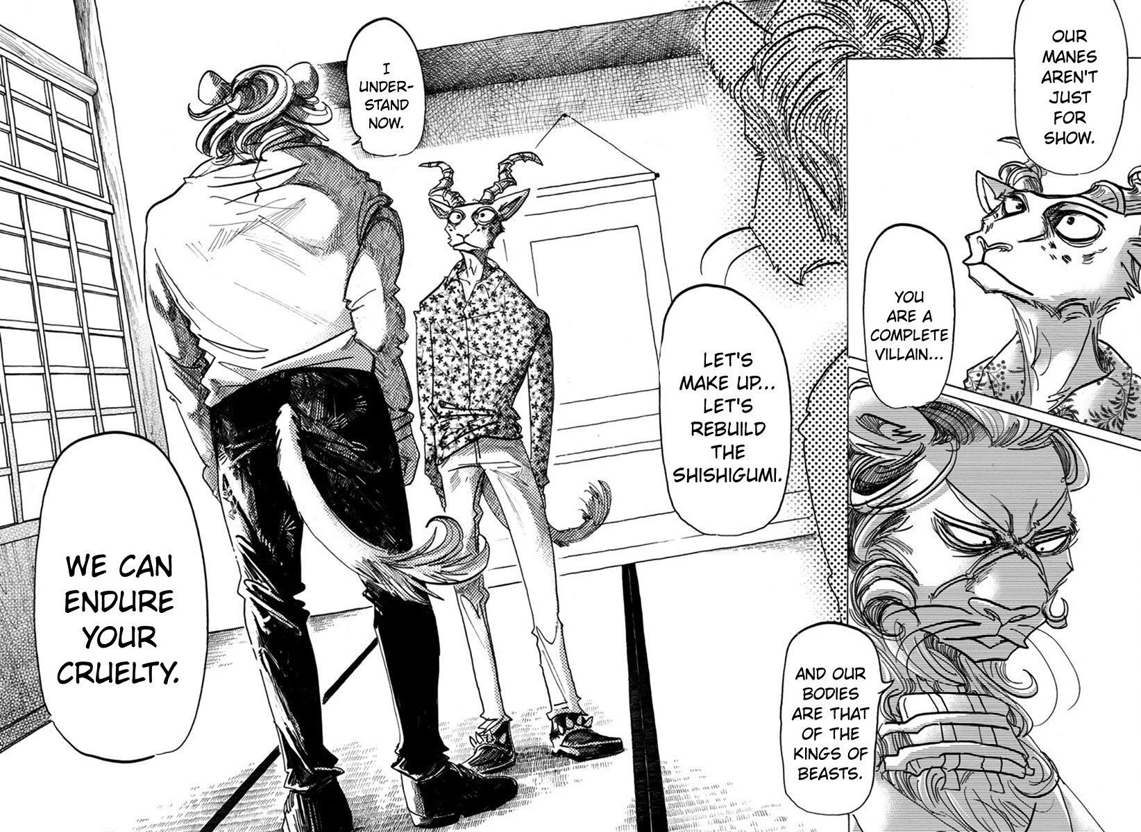 Beastars Chapter 163 page 18 - Chapter 163: Don't Look Down, Your Hair Will Get Into Your Eyes