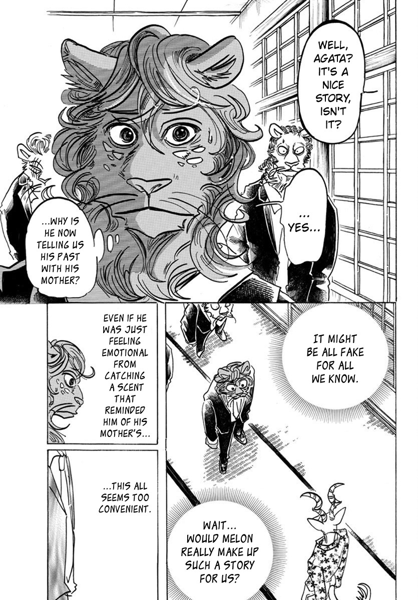 Beastars Chapter 163 page 3 - Chapter 163: Don't Look Down, Your Hair Will Get Into Your Eyes