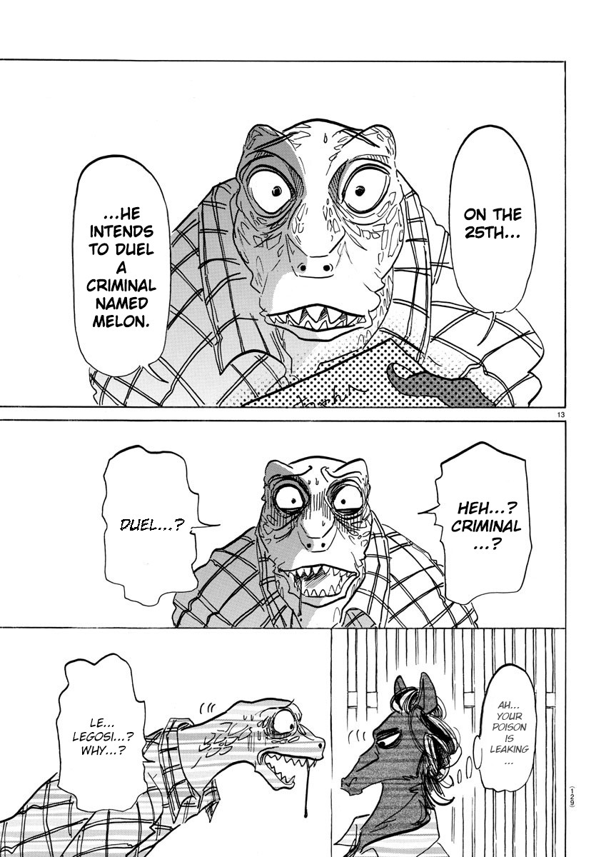 Beastars Chapter 164 page 13 - Chapter 164: A Drop Of Asura's Tear