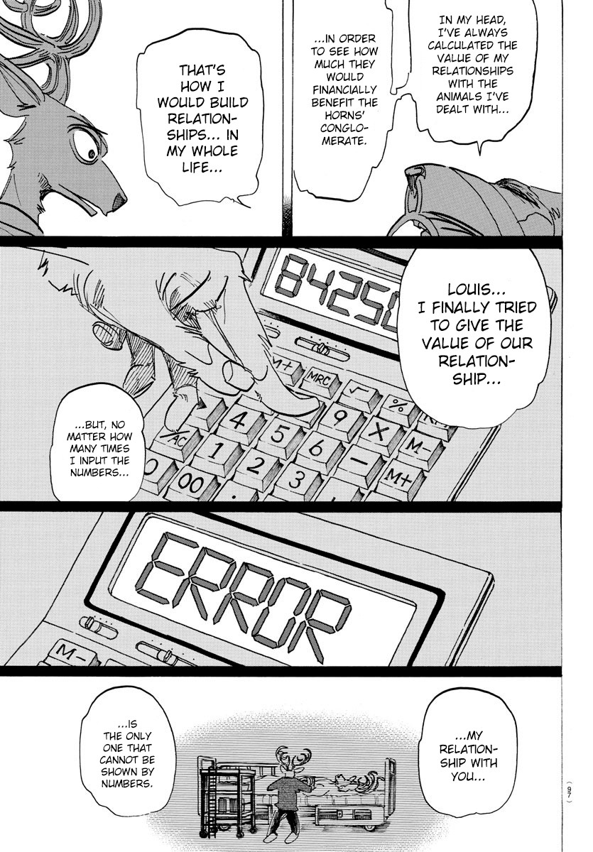 Beastars Chapter 165 page 14 - Chapter 165: The Answer To Chapter 65 Is "ERROR"