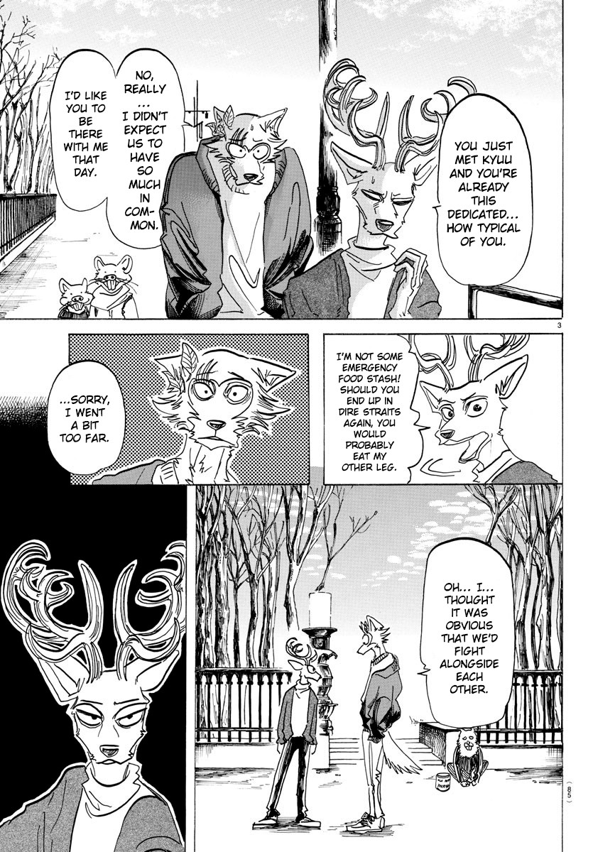 Beastars Chapter 165 page 3 - Chapter 165: The Answer To Chapter 65 Is "ERROR"