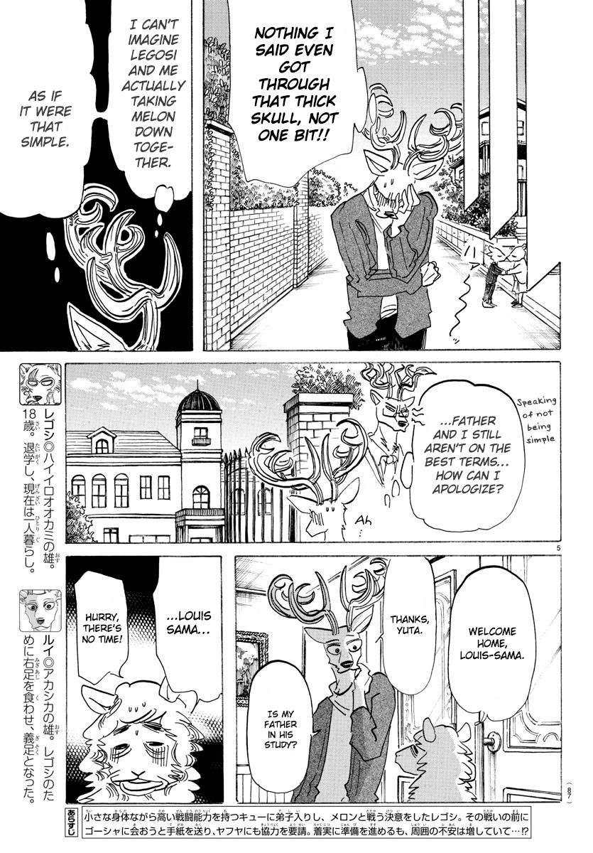 Beastars Chapter 165 page 5 - Chapter 165: The Answer To Chapter 65 Is "ERROR"