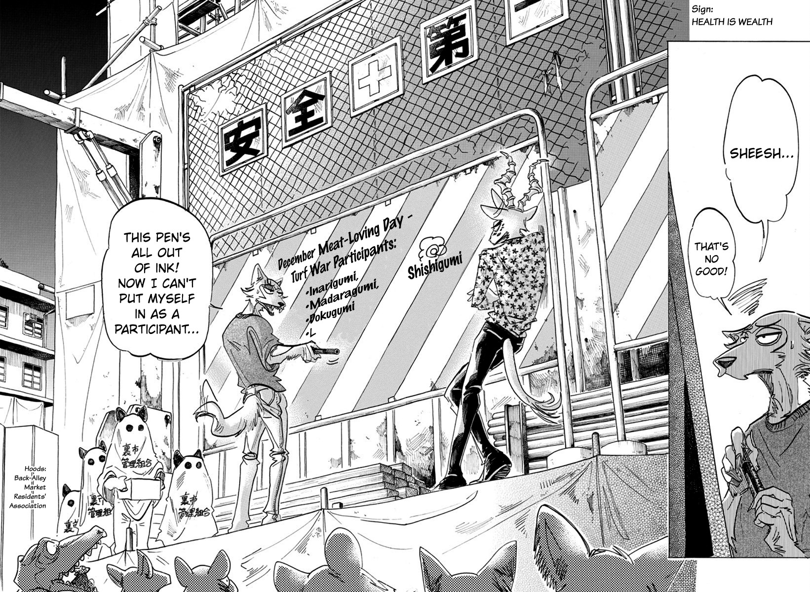 Beastars Chapter 167 page 11 - Chapter 167: Crazy Party Quiz Show