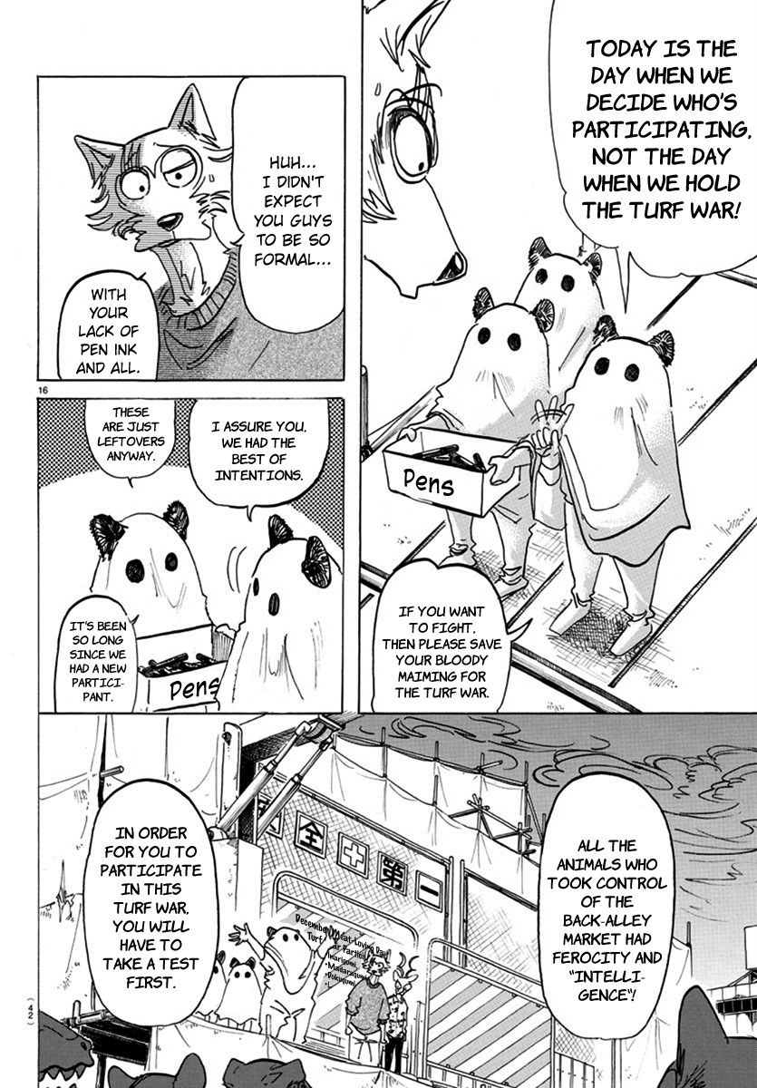 Beastars Chapter 167 page 16 - Chapter 167: Crazy Party Quiz Show