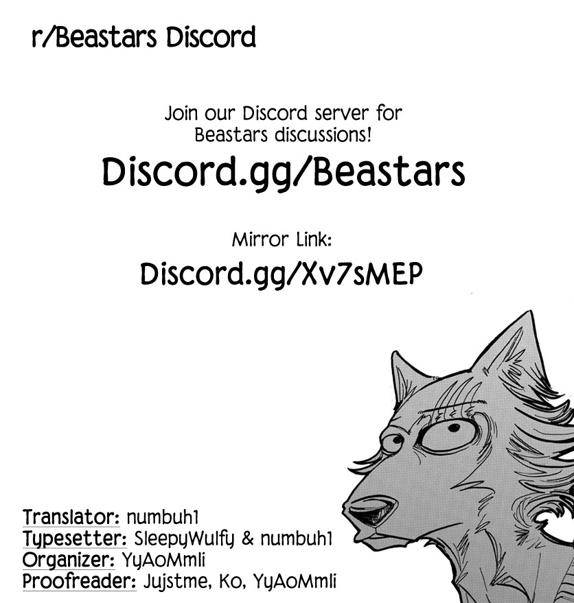 Beastars Chapter 168 page 20 - Chapter 168: The Final Answer For Both