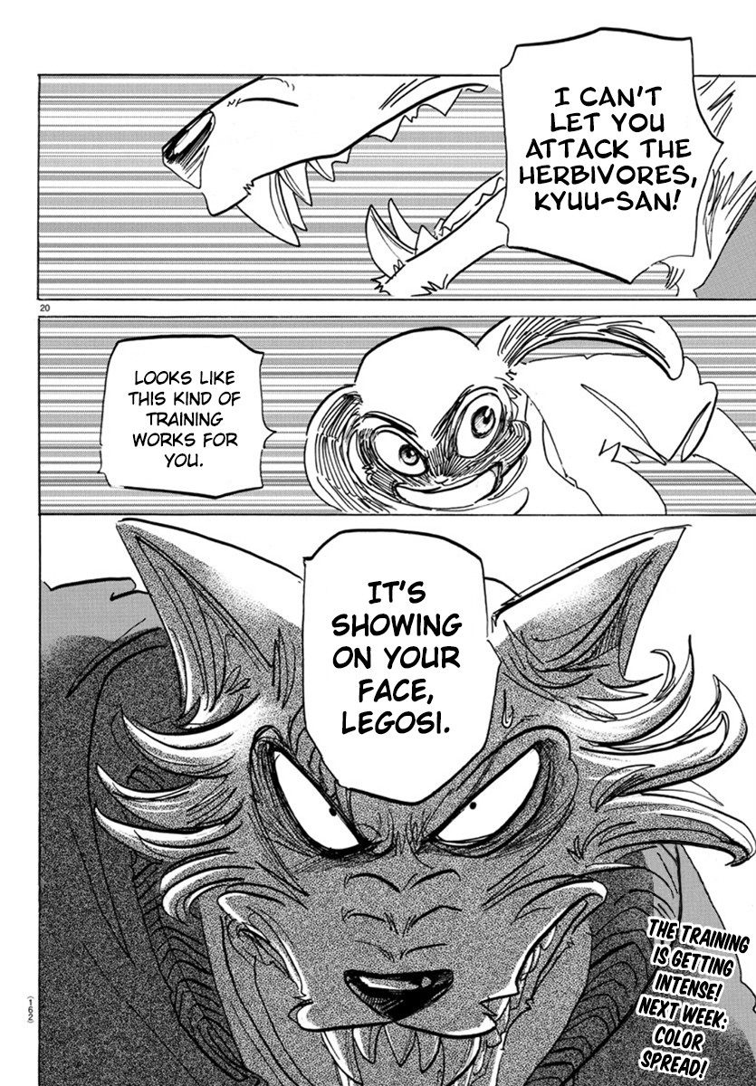 Beastars Chapter 169 page 19 - Chapter 169: Who else called that a “Giraffe Frankfurter”?