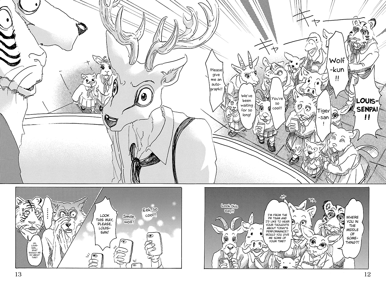 Beastars Chapter 17 page 10 - Chapter 17: Howl Reluctance Syndrome