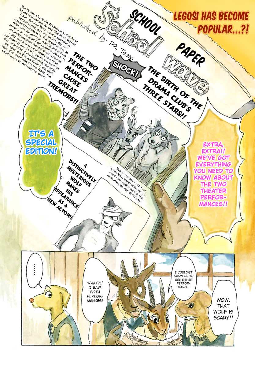 Beastars Chapter 17 page 4 - Chapter 17: Howl Reluctance Syndrome