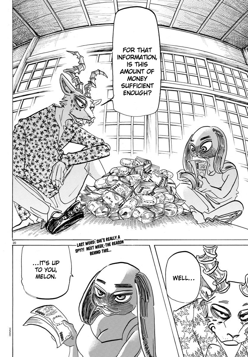 Beastars Chapter 170 page 20 - Chapter 170: The Endless Table Manners
