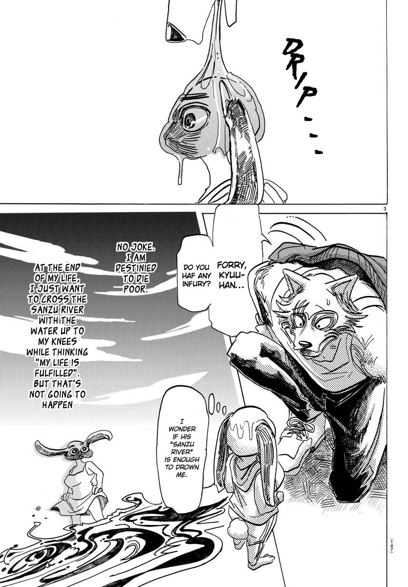 Beastars Chapter 171 page 3 - Chapter 171: Staring Into My Lips And Threatening Me
