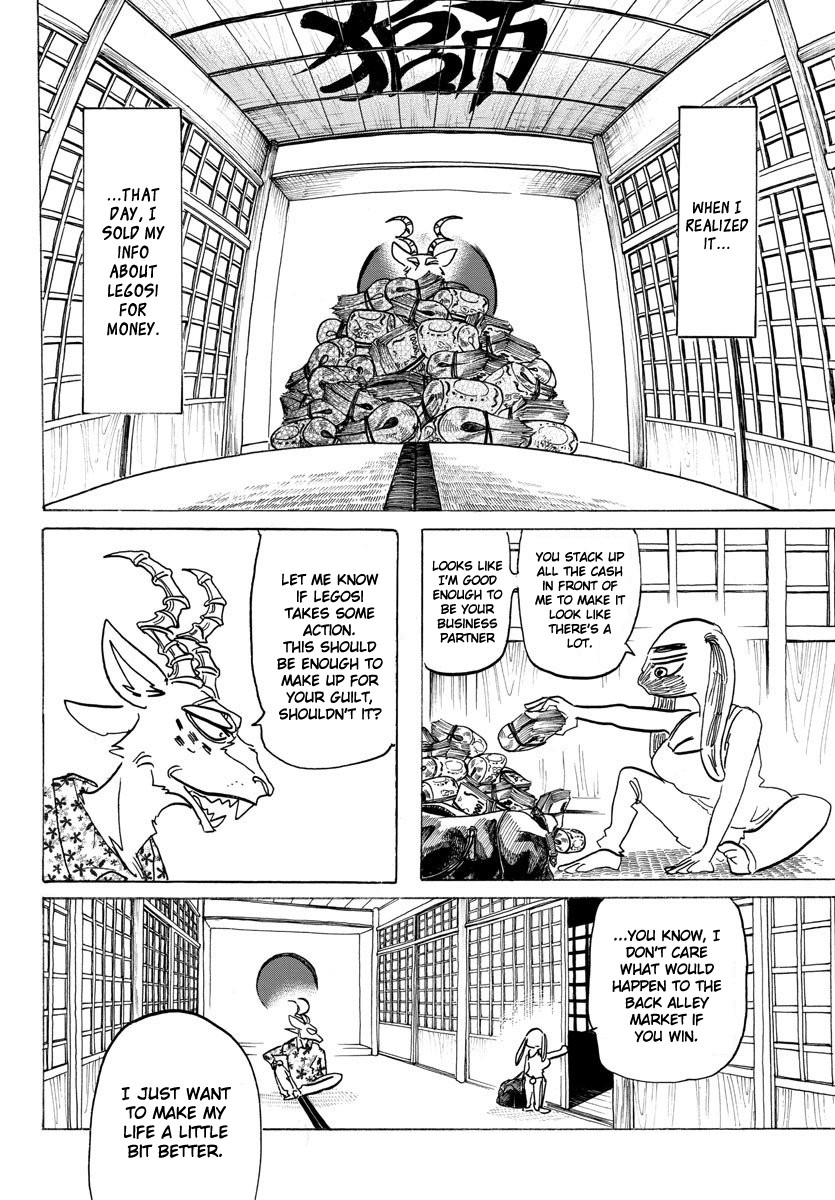 Beastars Chapter 171 page 4 - Chapter 171: Staring Into My Lips And Threatening Me