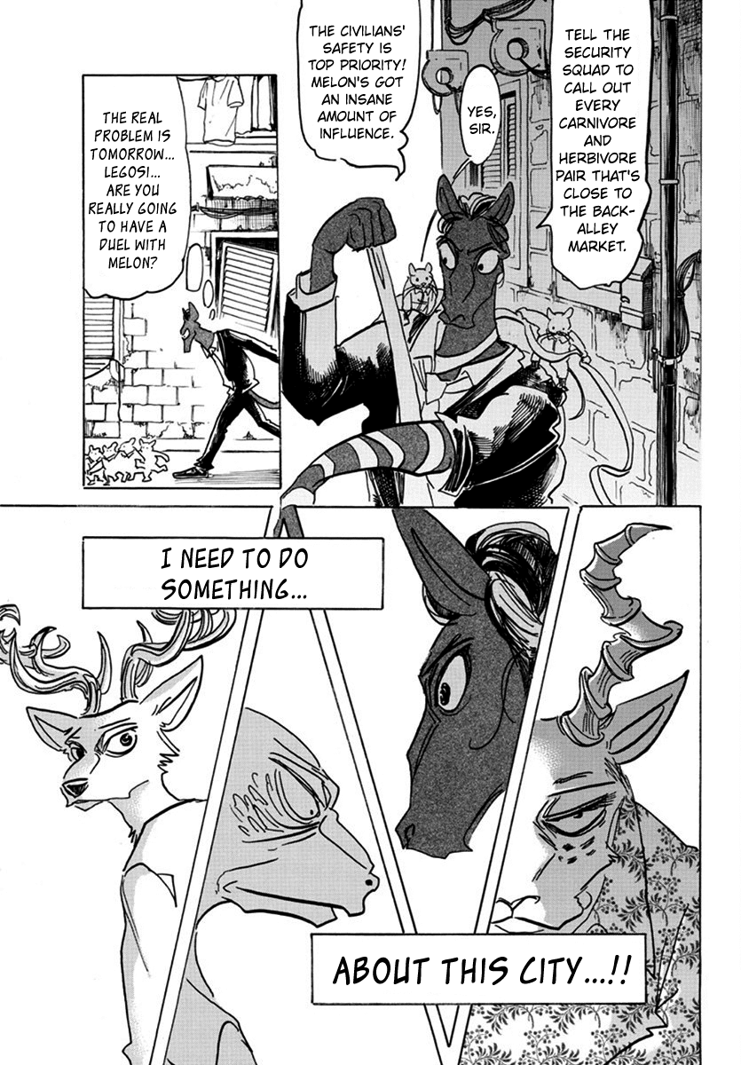 Beastars Chapter 172 page 7 - Chapter 172: Red, the Color of Rexmas