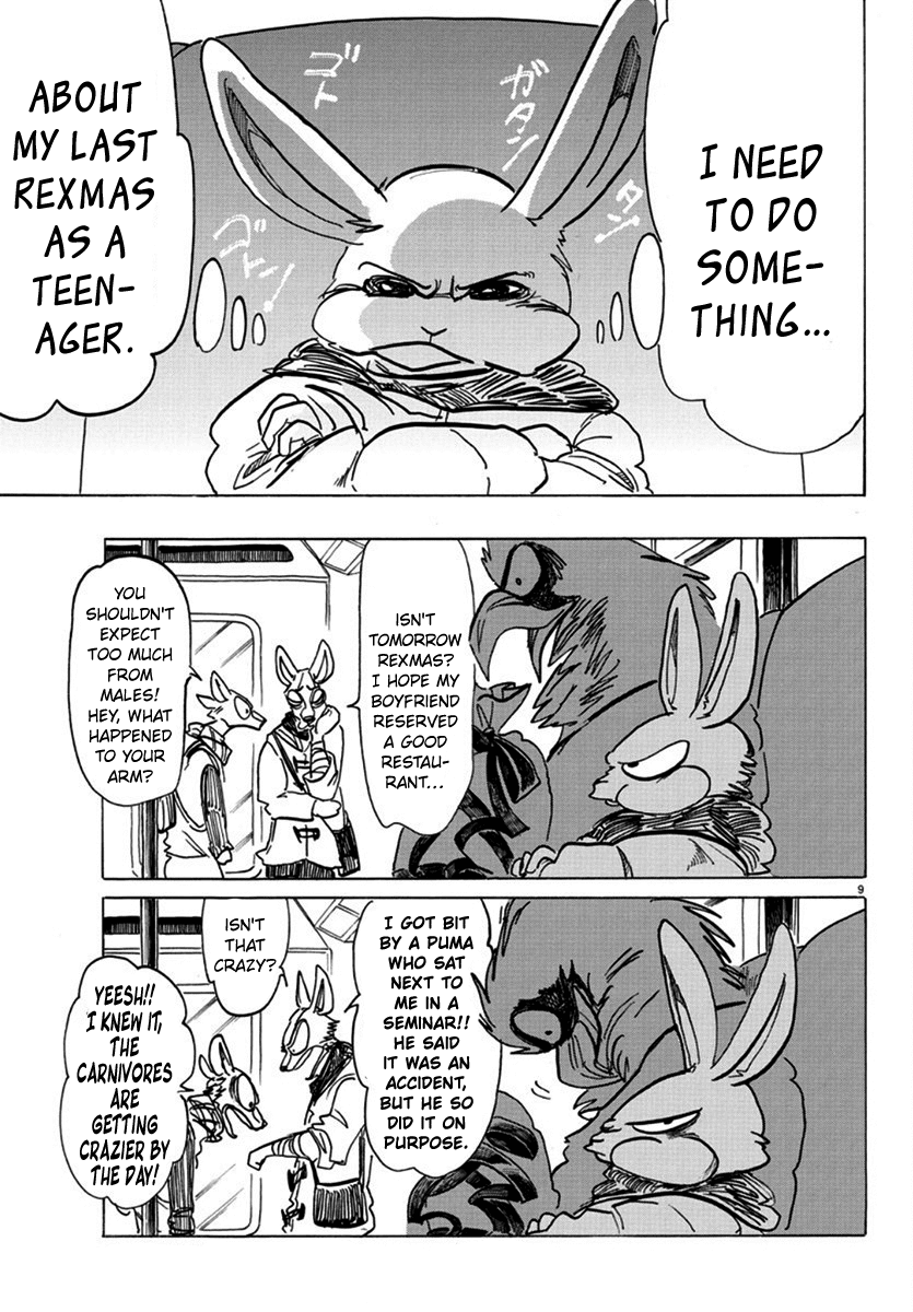 Beastars Chapter 172 page 9 - Chapter 172: Red, the Color of Rexmas