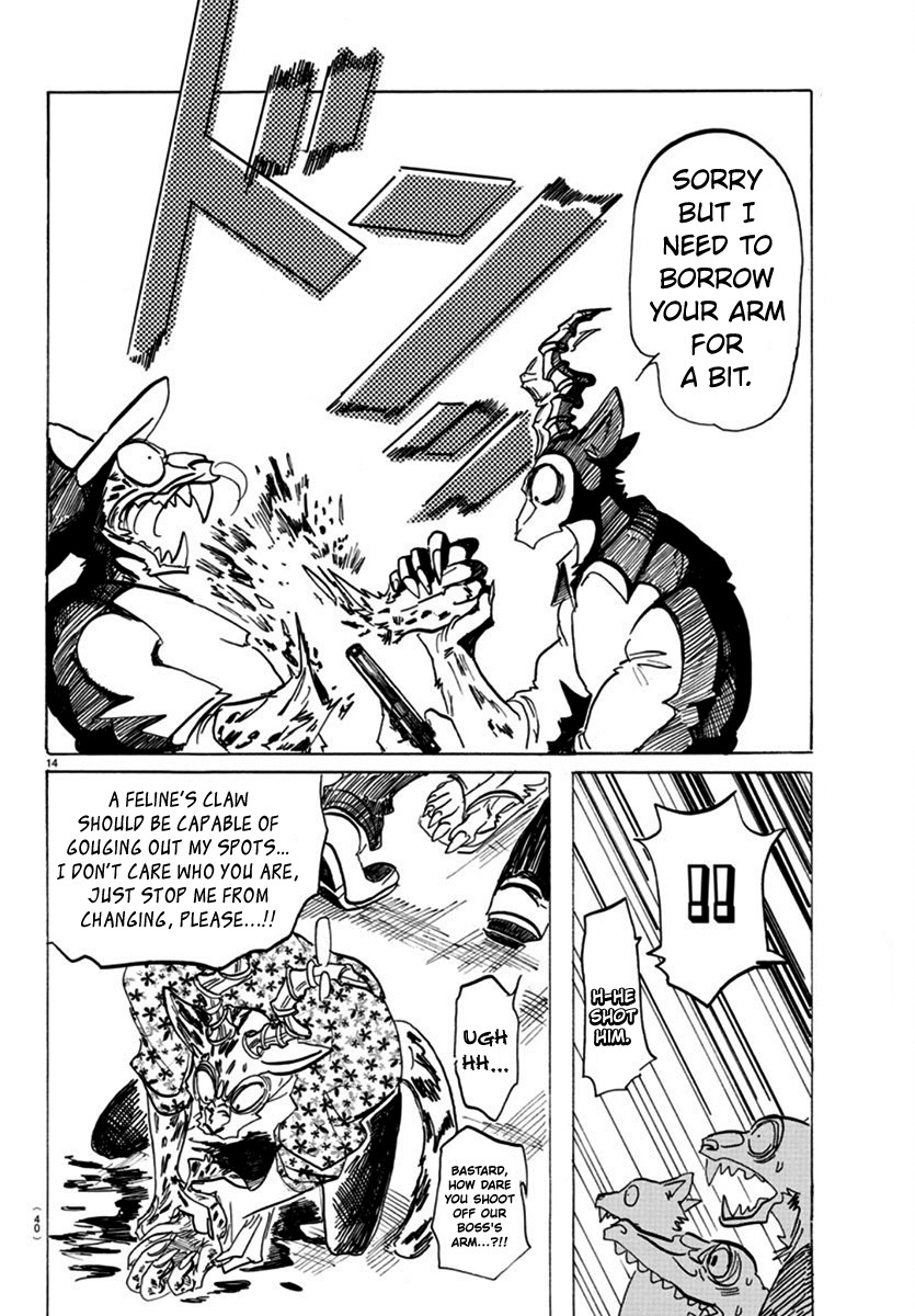 Beastars Chapter 174 page 15 - Chapter 174: A Heroic Story of Blood Spraying in the Air