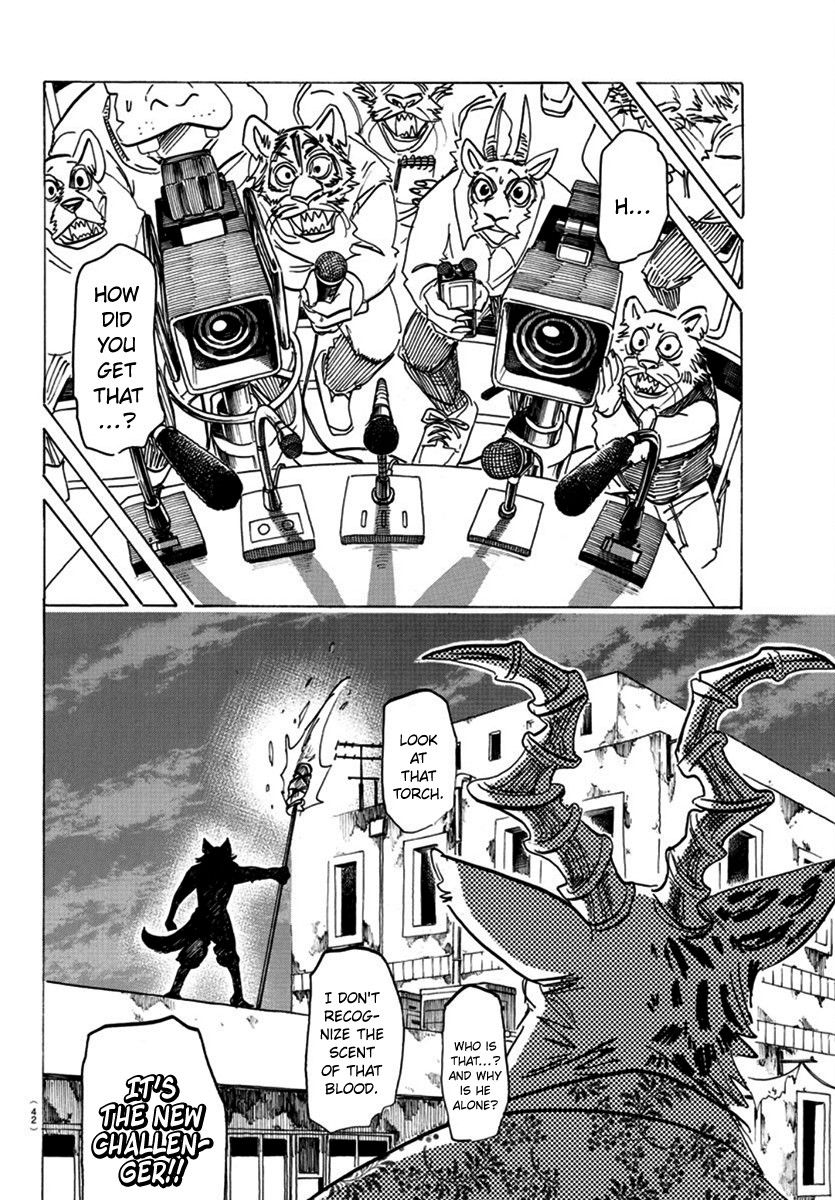 Beastars Chapter 174 page 17 - Chapter 174: A Heroic Story of Blood Spraying in the Air