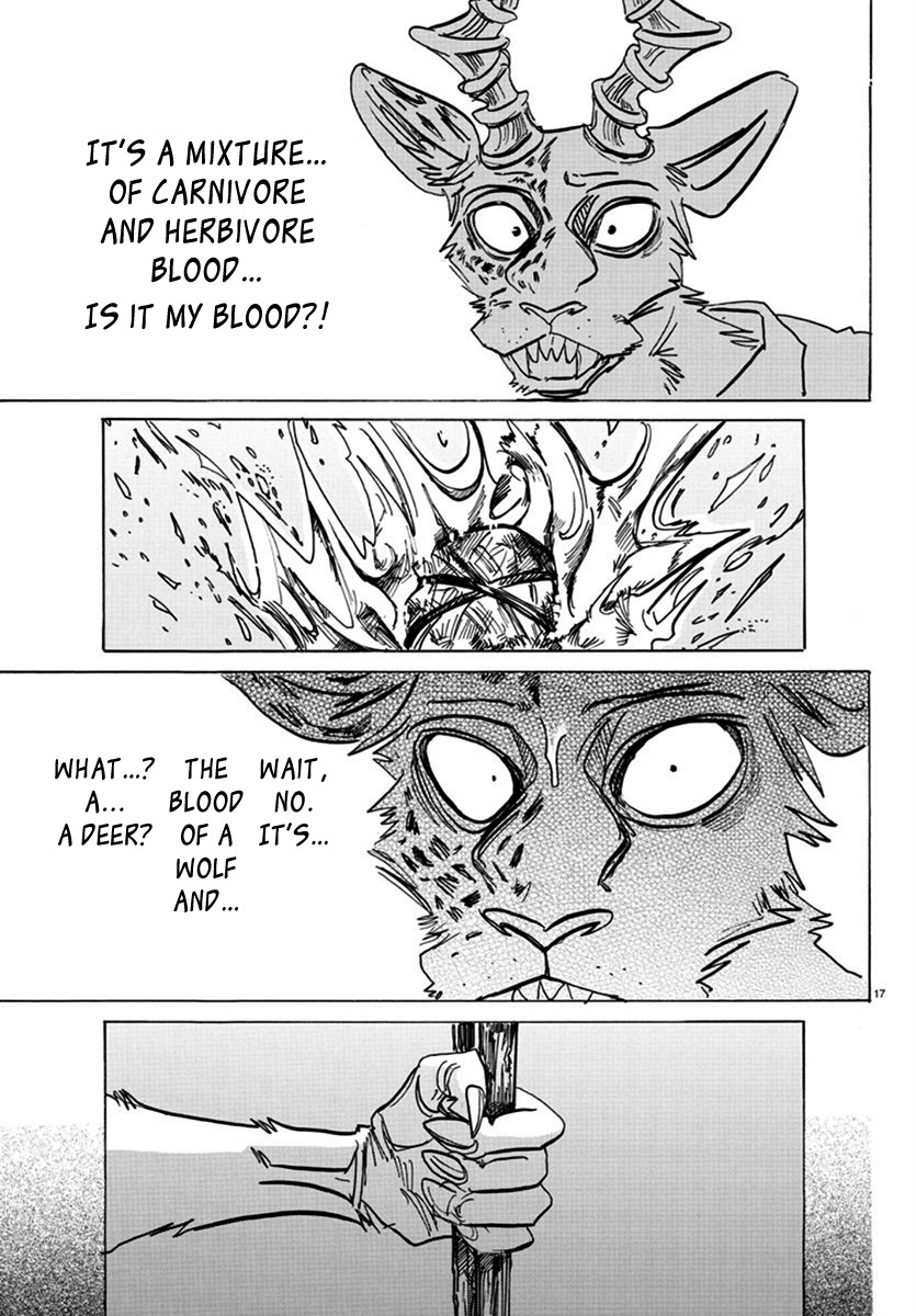 Beastars Chapter 174 page 18 - Chapter 174: A Heroic Story of Blood Spraying in the Air