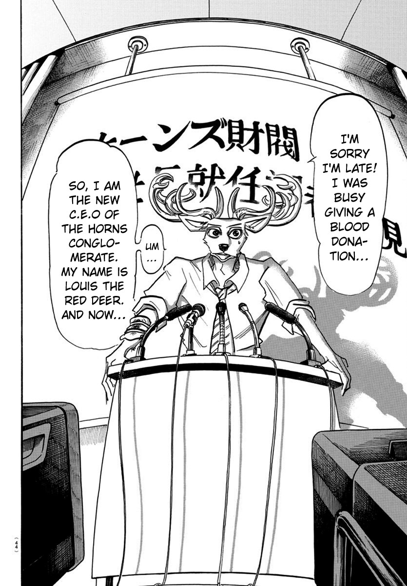 Beastars Chapter 174 page 19 - Chapter 174: A Heroic Story of Blood Spraying in the Air