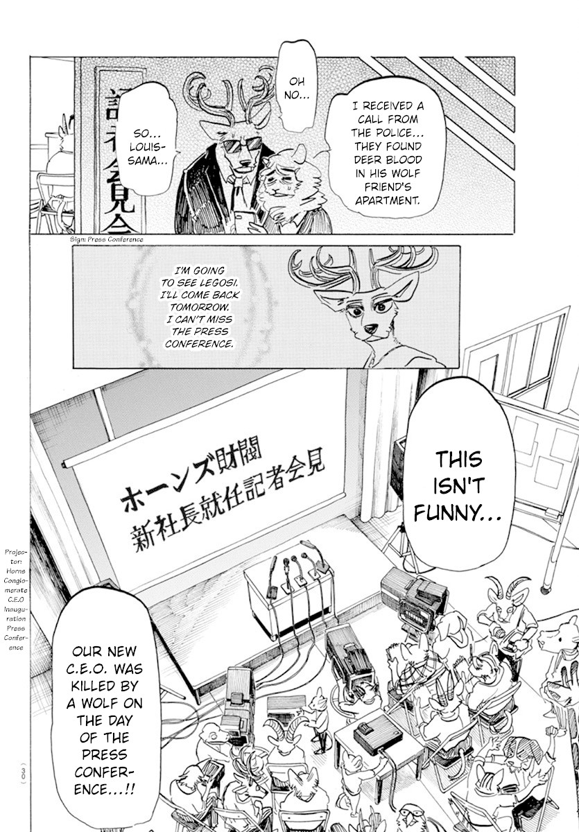 Beastars Chapter 174 page 5 - Chapter 174: A Heroic Story of Blood Spraying in the Air