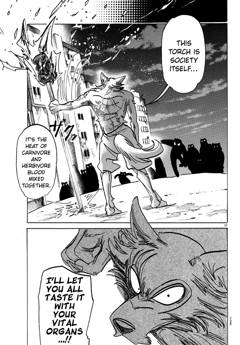 Beastars Chapter 175 page 15 - Chapter 175: Fire Meet Gasoline