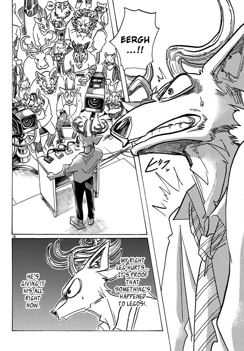 Beastars Chapter 175 page 16 - Chapter 175: Fire Meet Gasoline