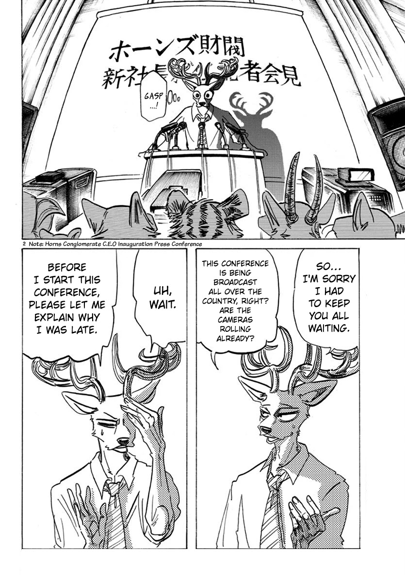 Beastars Chapter 175 page 2 - Chapter 175: Fire Meet Gasoline