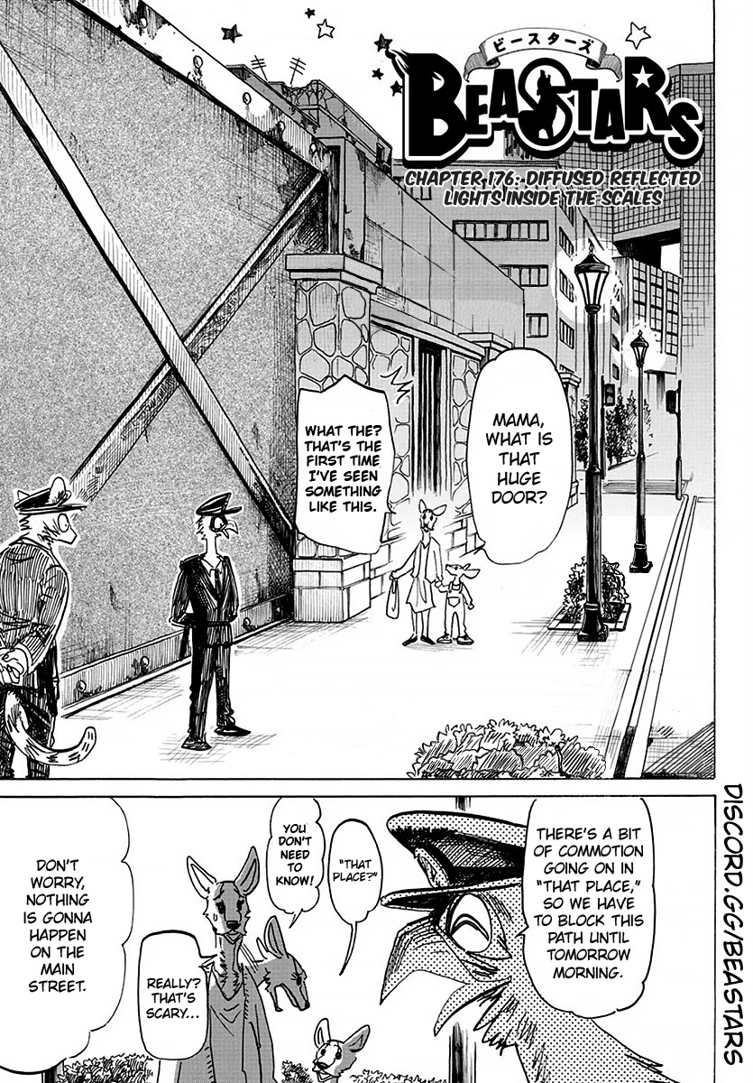 Beastars Chapter 176 page 1 - Chapter 176: Diffused Reflected Lights Inside the Scales