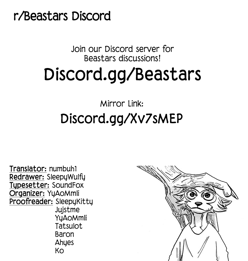 Beastars Chapter 176 page 21 - Chapter 176: Diffused Reflected Lights Inside the Scales